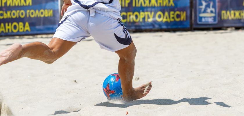 posições do futebol de areia