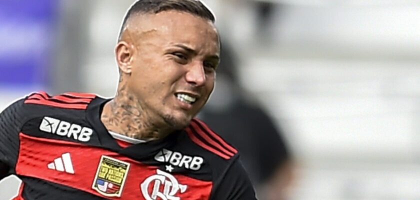 Cebolinha deve ser desfalque do Flamengo contra o Athletico-PR