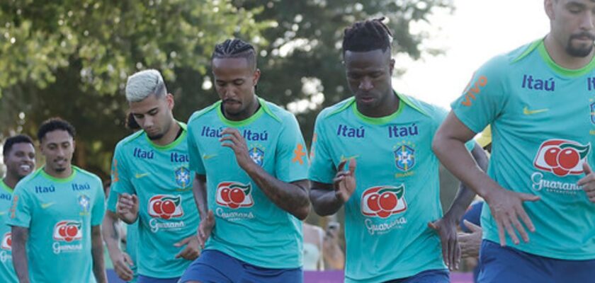 Seleção brasileira deve ter Rodrygo e Vinícius Júnior como titulares contra o México