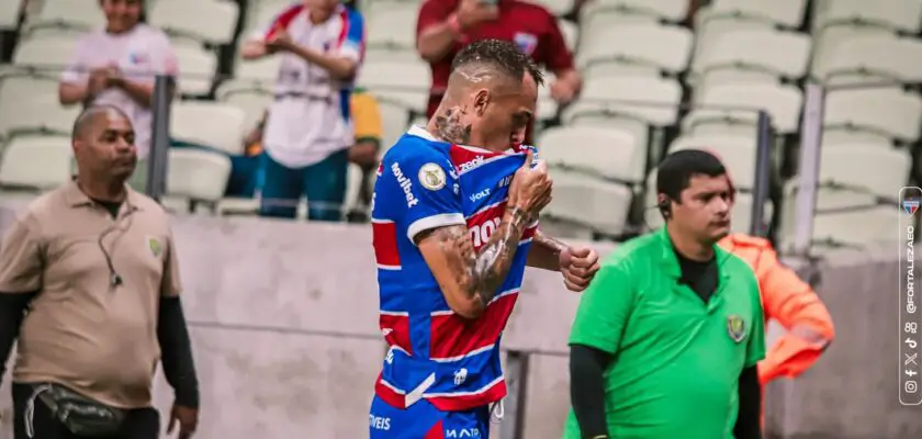 Breno Lopes é um dos desfalques do Fortaleza contra o Criciúma