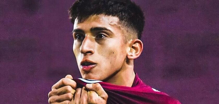 Mateo Sanabria, do Lanús, entra na mira do Corinthians