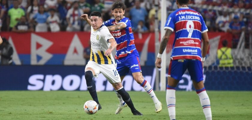 Fortaleza x Rosario Central se enfrentaram pela Sul-Americana