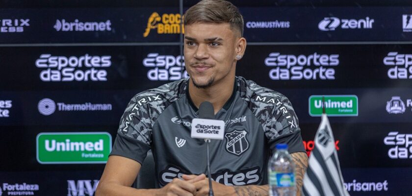 Zagueiro João Pedro estreou com a camisa do Ceará Sporting Club contra o Novorizontino