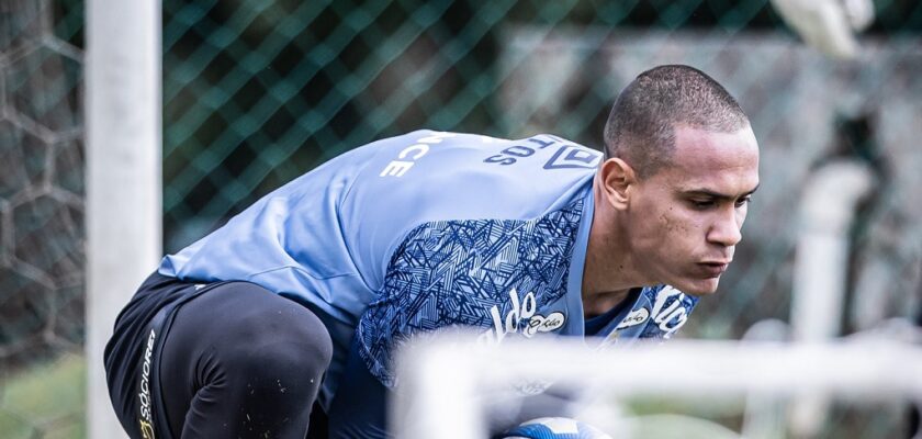 Renan foi anunciado como novo goleiro do Santos